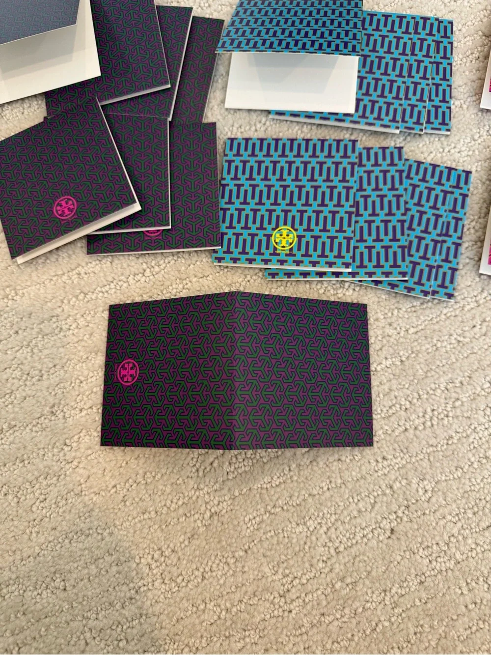 Tory Burch mini note card set of 24 new never used
